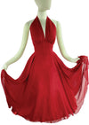 Recreation of Marilyn Monroe's 1950s Red Cocktail Dress - New!