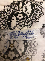 1950's Jerry Gilden B&W Medallion Print Cotton Dress - New!