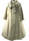 1950s Couture Lilli Ann Cream Mohair Swing Coat- New! (Layby)