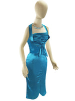 Recreation of Marilyn's Aqua Blue Satin Dress- New!