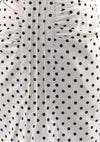 Recreation of Marilyn Monroe's White & Black Spot Day Dress - New!