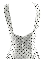Recreation of Marilyn Monroe's White & Black Spot Day Dress - New!