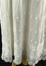 Vintage 1910 Ivory Net Lace and Tulle Day Dress