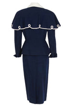 Vintage Couture 1950s Navy Lilli Ann Suit - New!
