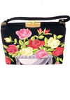 Outstanding 1950s Extra Large Roses Tapestry Handbag- New