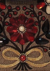 Vintage 1960s Edith Collins Jewelled Canvas Handbag - New!