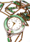 Beautiful Art Deco Enamel Pocket Watch